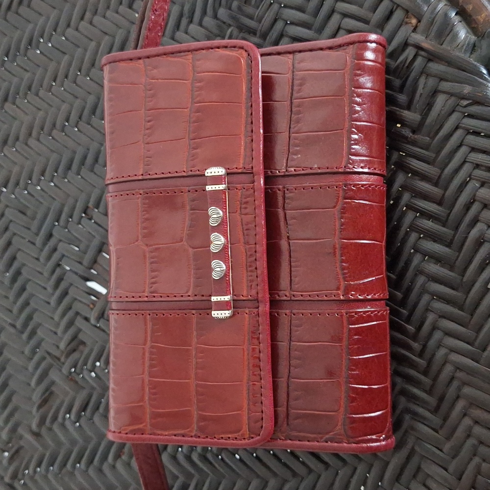 Brighton Red heart Crossbody bag Mini Wallet Purse